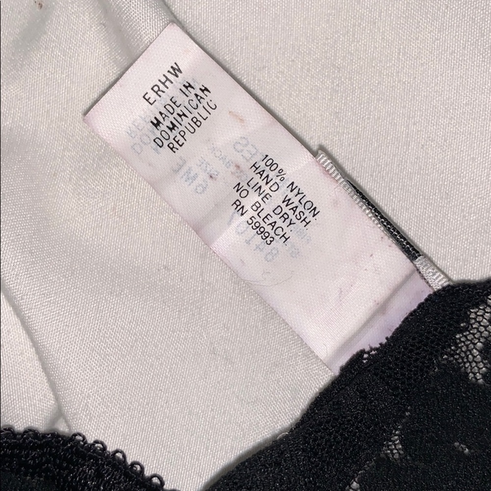 Vintage Christian Dior high cut black lace panties - Picture 12 of 15